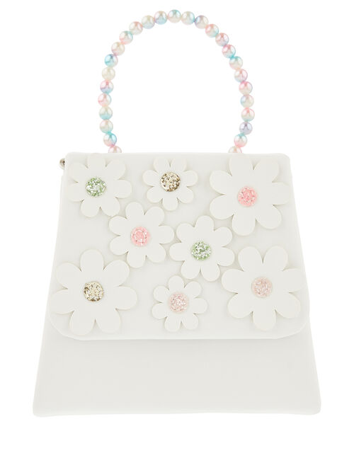 rainbow pearl daisy bag
