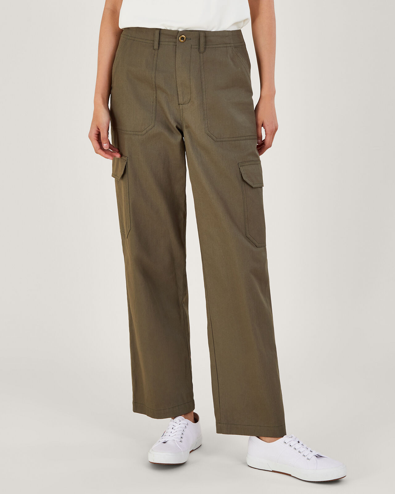 Cotton twill cargo pants cheap