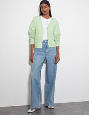 Mia Lightweight Cardigan, Green (MINT), large