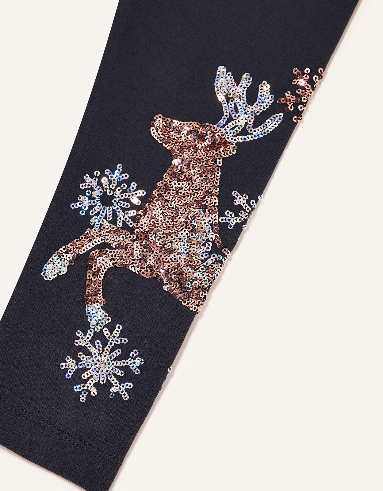 Girls reindeer leggings online