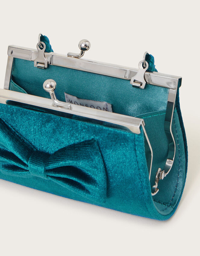 Velvet Bow Mini Bag, , large