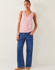 Heidi Satin Cami Top, Pink (BLUSH), large