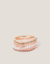 6-Pack Star Beaded Bracelets, , large