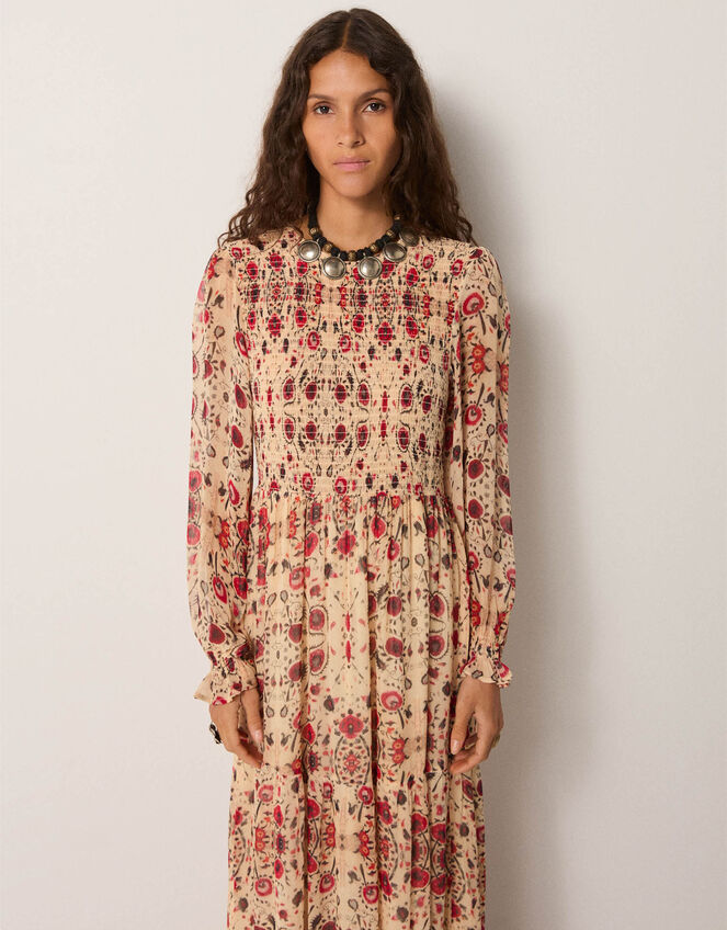 Maison Hotel Lolita Print Maxi Dress, Multi (MULTI), large