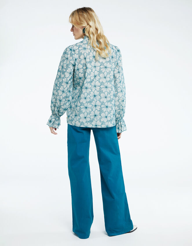 Fabienne Chapot Benoit Blouse, Teal (TEAL), large