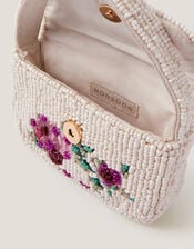 Mini Flower Beaded Bag, , large