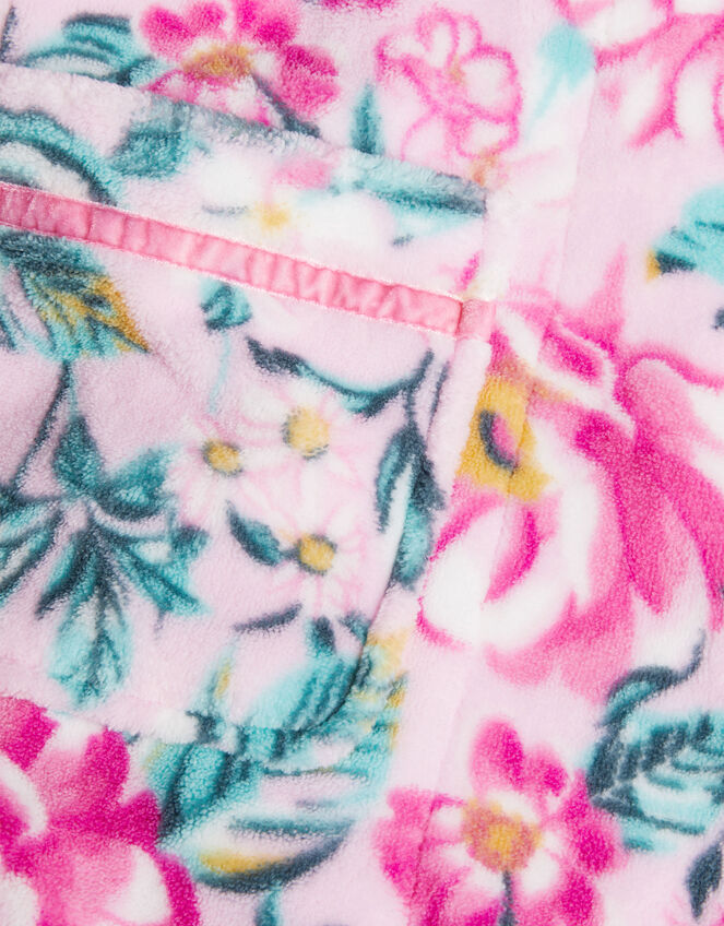 Super-Soft Floral Dressing Gown , Pink (PINK), large