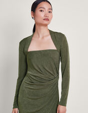 Billi Bolero Jacket, Green (KHAKI), large