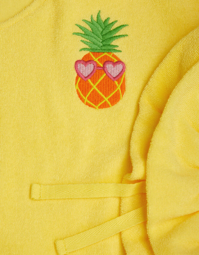 Pineapple Towelling Cover-Up, Yellow (YELLOW), large