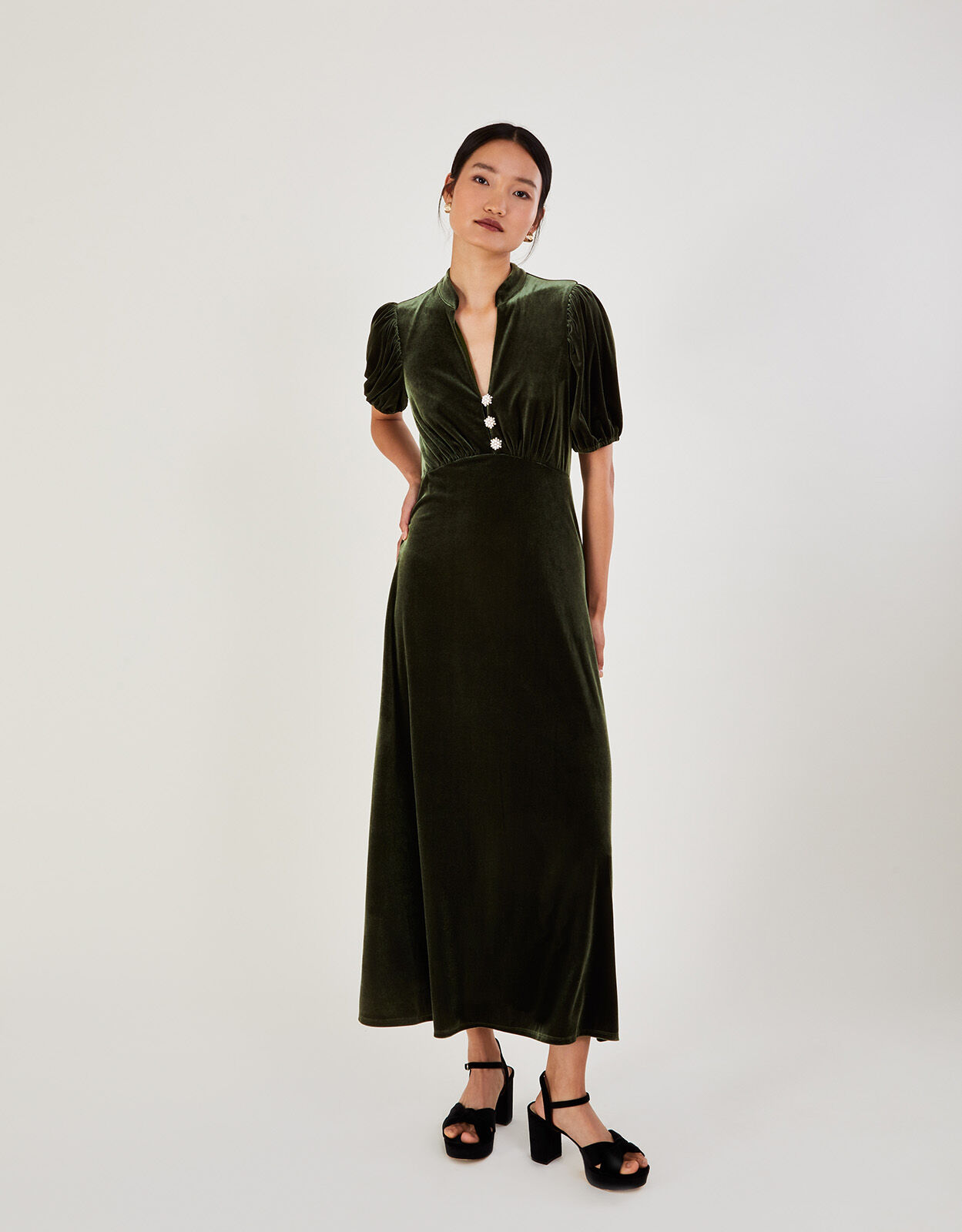 Monsoon new arrivals velvet dress