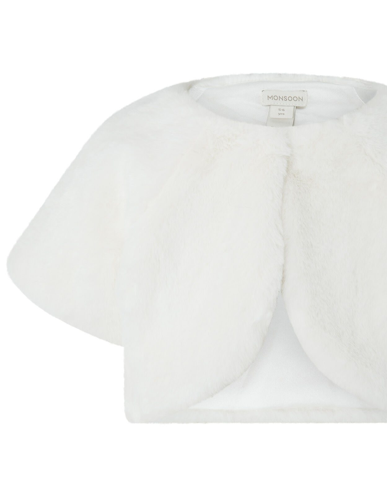 Girls ivory shrug shop