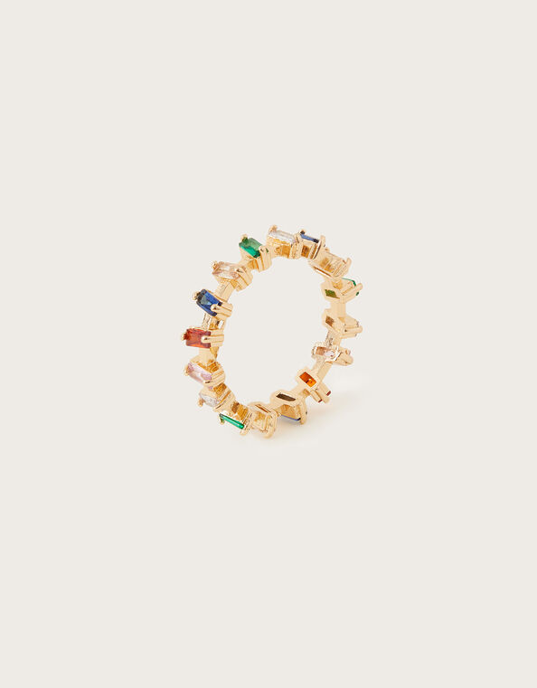 Multi Baguette Gem Ring, Multi (MULTI), large