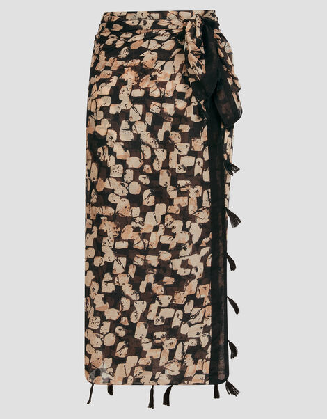 Alwena Abstract Print Sarong, , large