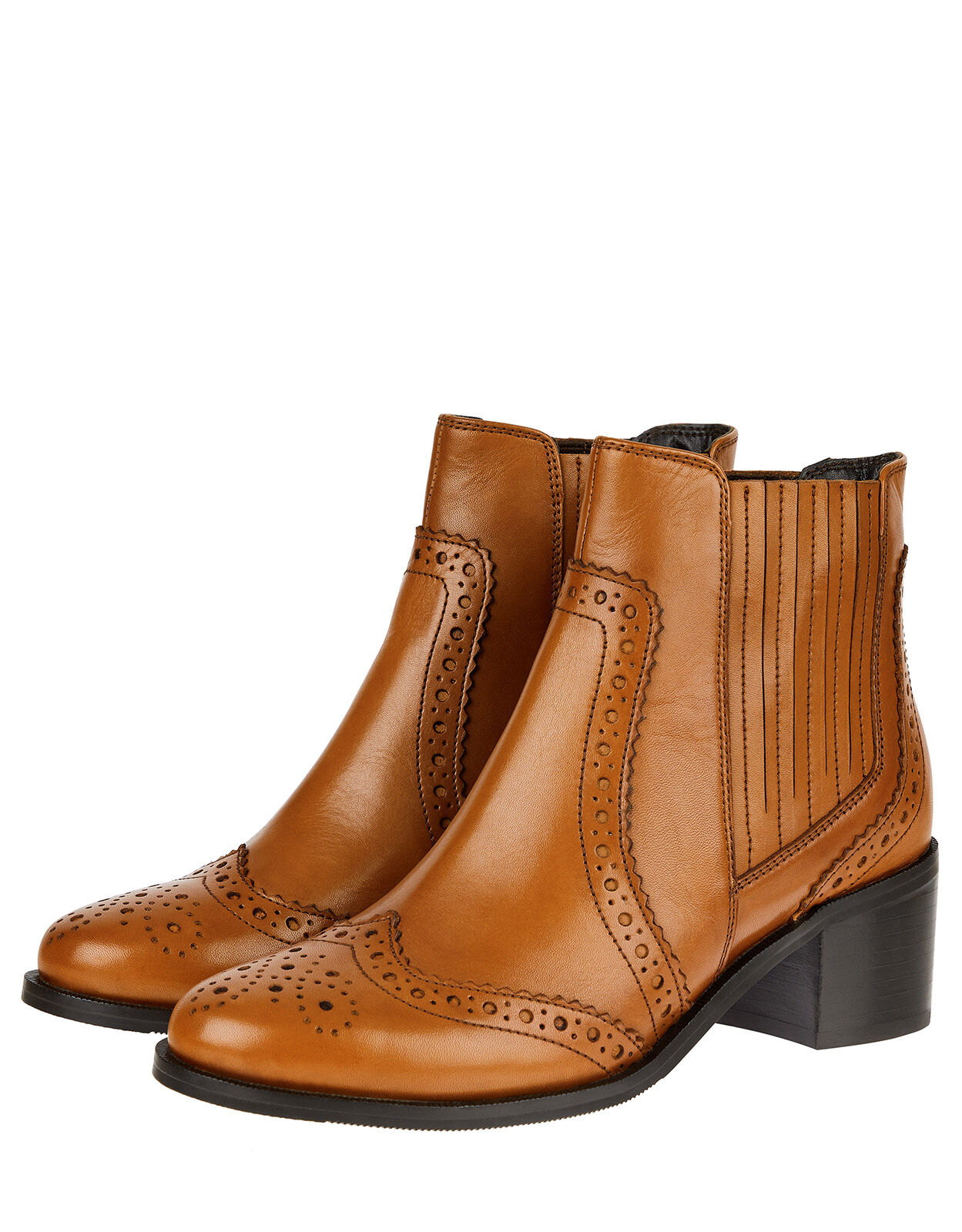 Monsoon brogue top boots
