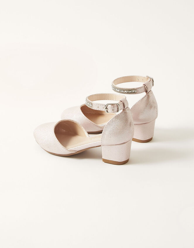 Textured Two-Part Heels, Pink (PINK), large