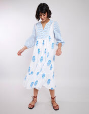 East Clover Dress, White (WHITE), large