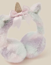 Fluffy Unicorn Earmuffs, , large