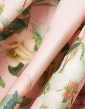 Baby Yumi Floral Scuba Dress, Pink (PINK), large