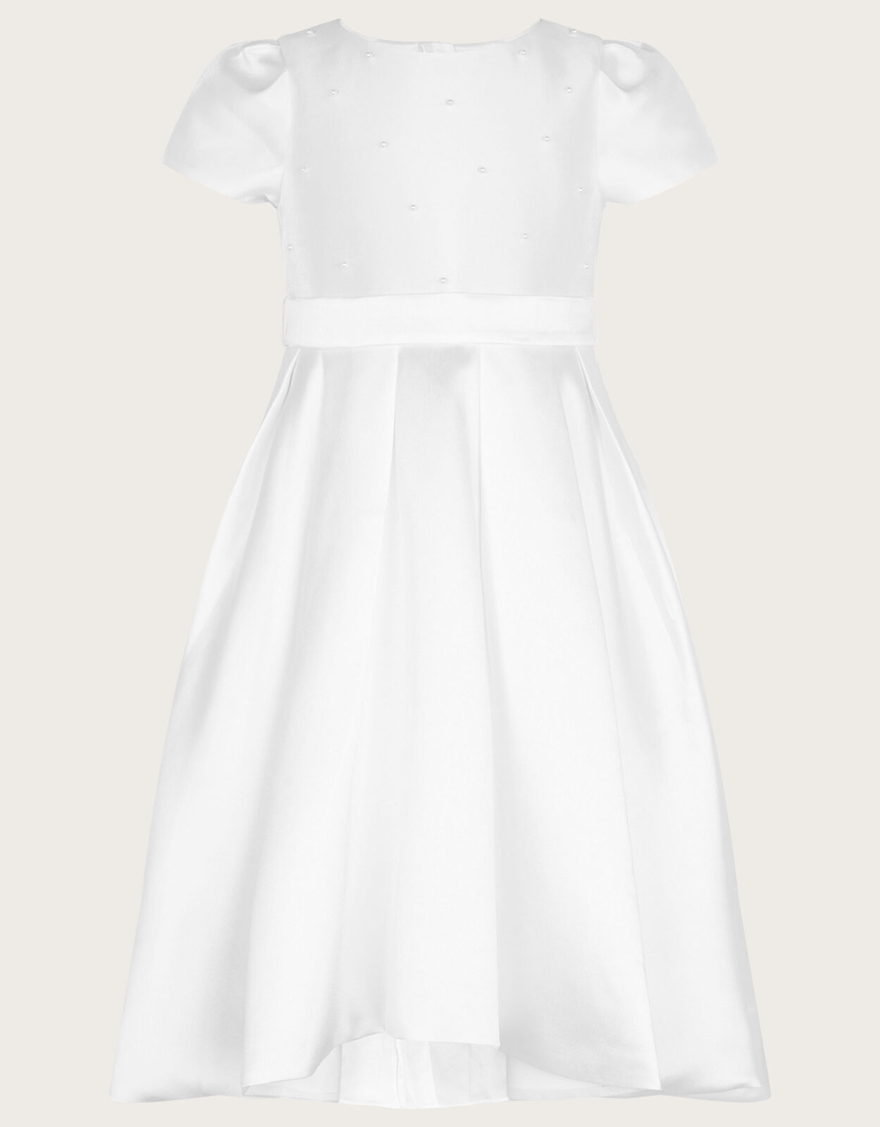 Monsoon girls white online dress