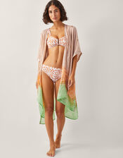 Clea Bandhani Beach Cover Up, , large