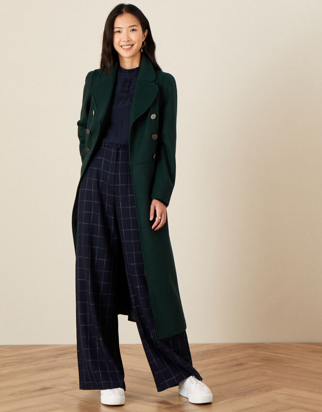 Samantha Skirted Coat Green Women's Coats Monsoon Global.