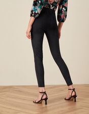 Cecily Suedette Leggings, Black (BLACK), large