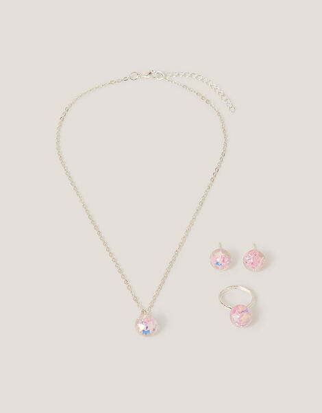 Star Confetti Bead Jewellery Set, , large