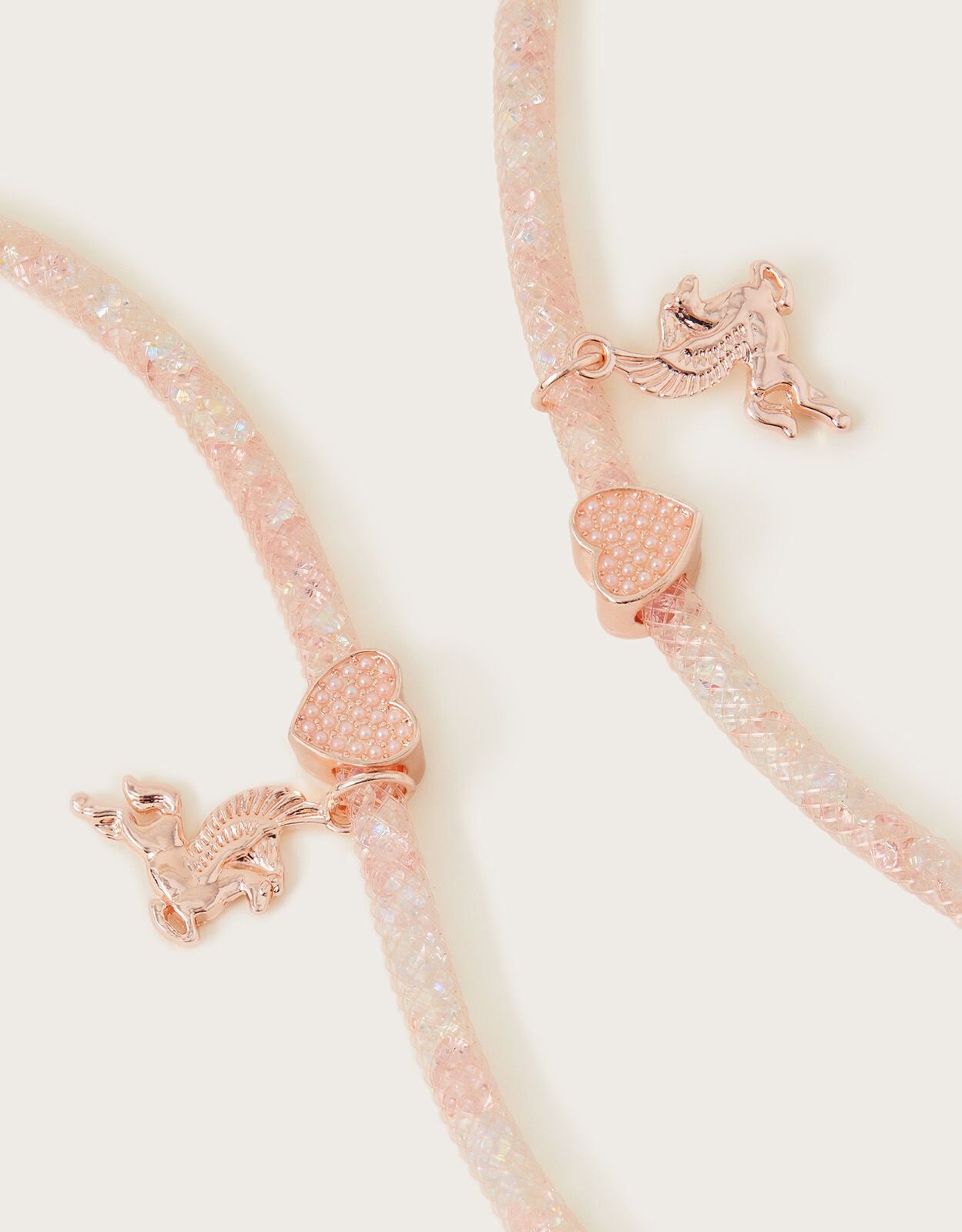 Unicorn necklace and bracelet set 2025