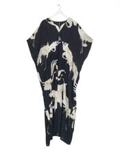 One Hundred Stars Stork Print Maxi Kaftan, , large
