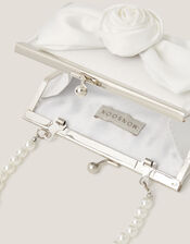 Bridesmaid Rosette Bag & Accessories Set, Ivory (IVORY), large