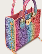 Rainbow Glitter Handheld Bag, , large