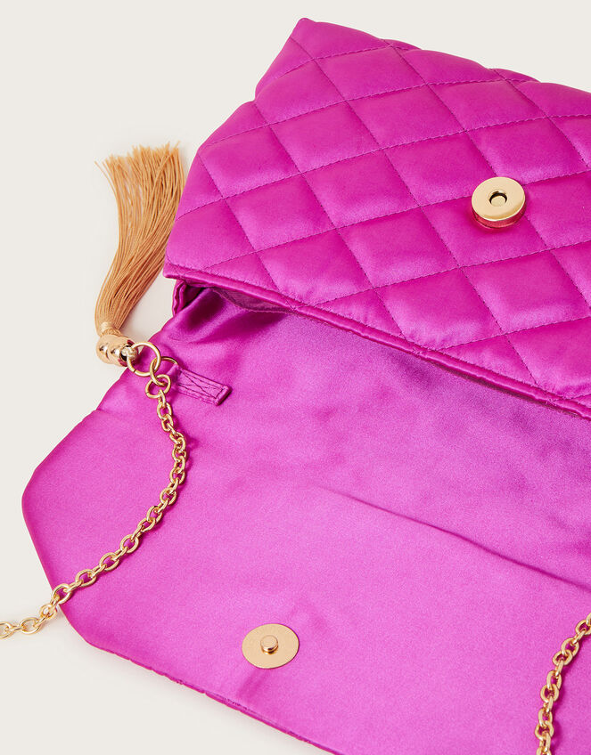 Quilted Clutch Bag, , large