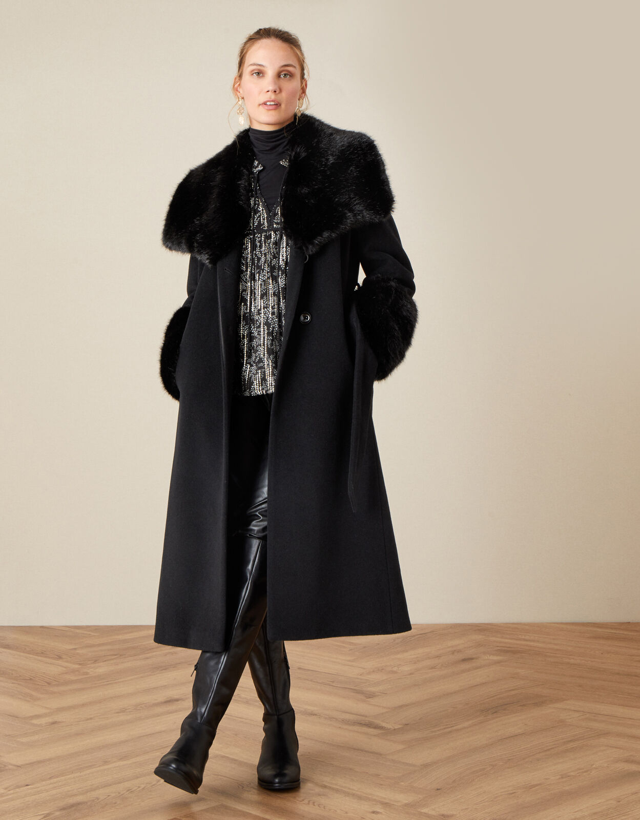 Monsoon faux fur coat online