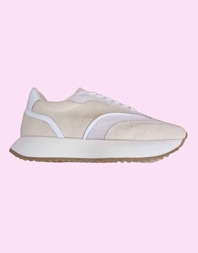 Good News Low Top Runner Trainers, Camel (BEIGE), large