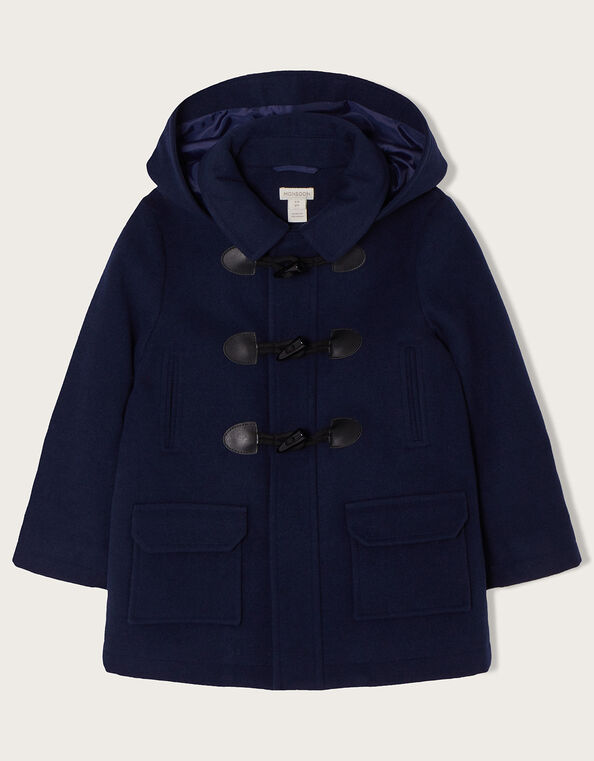 Duffle Coat, Blue (NAVY), large