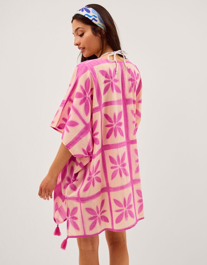 Cayla Artisanal Print Mini Kaftan, , large