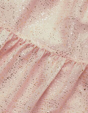 Foil Tiered Maxi Dress, Pink (PINK), large