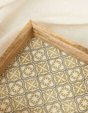 Mosaic Natural Wooden Tray, , large