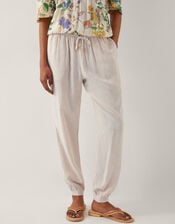 Judy Tapered Trousers, Natural (NATURAL), large