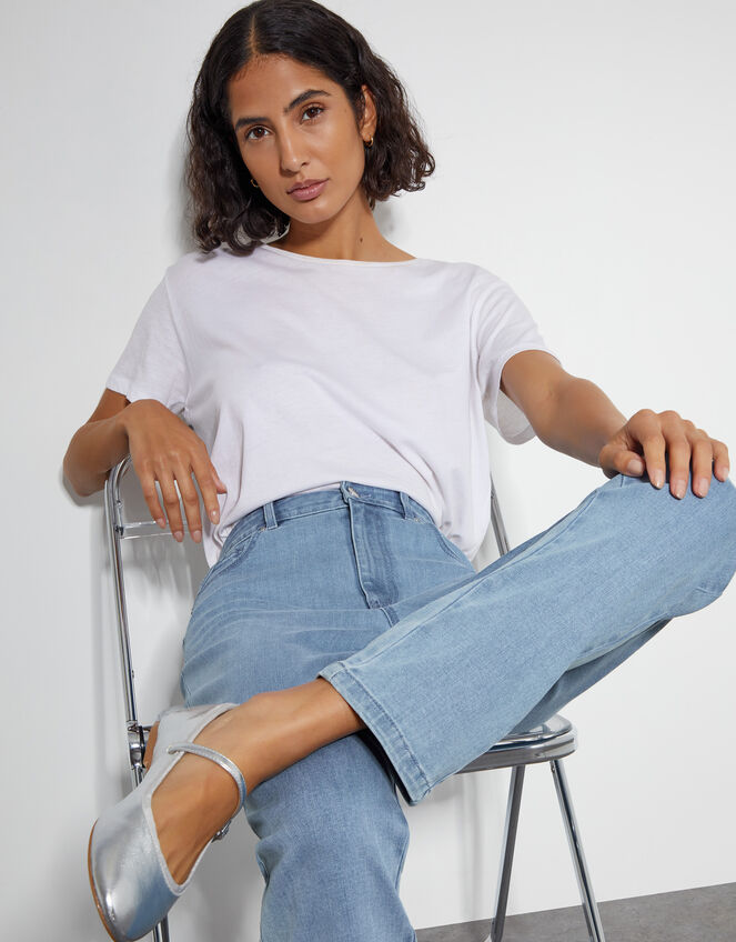 Vera Slim Jeans, Blue (LIGHT BLUE), large