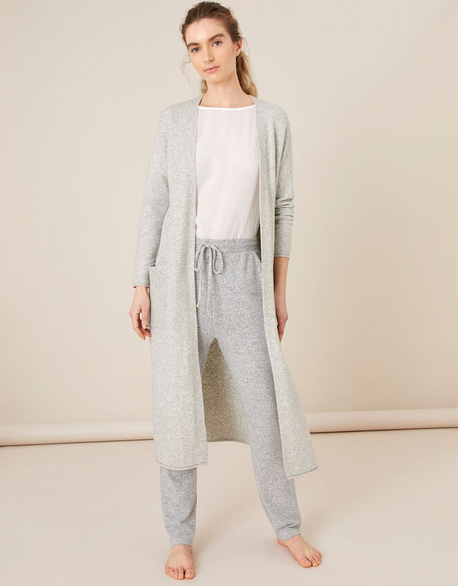 LOUNGE Maxi Cardigan , Grey (GREY), large