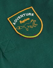 Adventure Logo Polo Shirt, Green (GREEN), large
