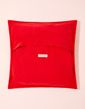 Mirrorwork Square Cushion, , large