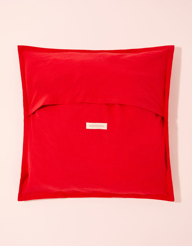 Mirrorwork Square Cushion, , large