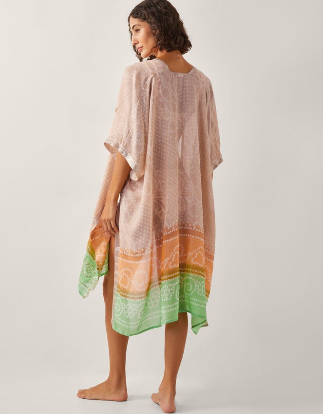 Clea Bandhani Beach Cover Up, , large