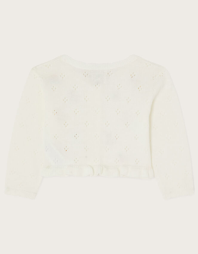 Newborn Farm Animals Cardigan, Ivory (IVORY), large