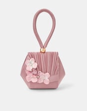 Rebecca Flower Embellished Bangle Bag, , large