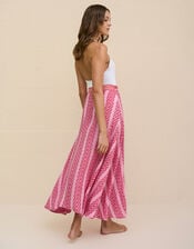 Pitusa Zig Zag Midi Wrap Skirt, , large