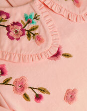 Embroidered Jersey Top, Pink (PINK), large