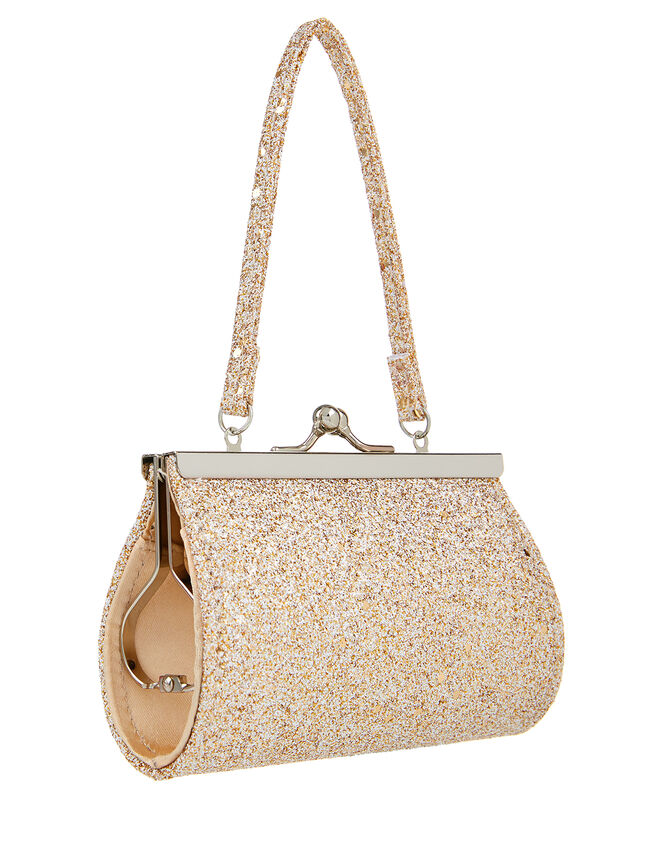 Giselle Glitter Bow Mini Bag, , large